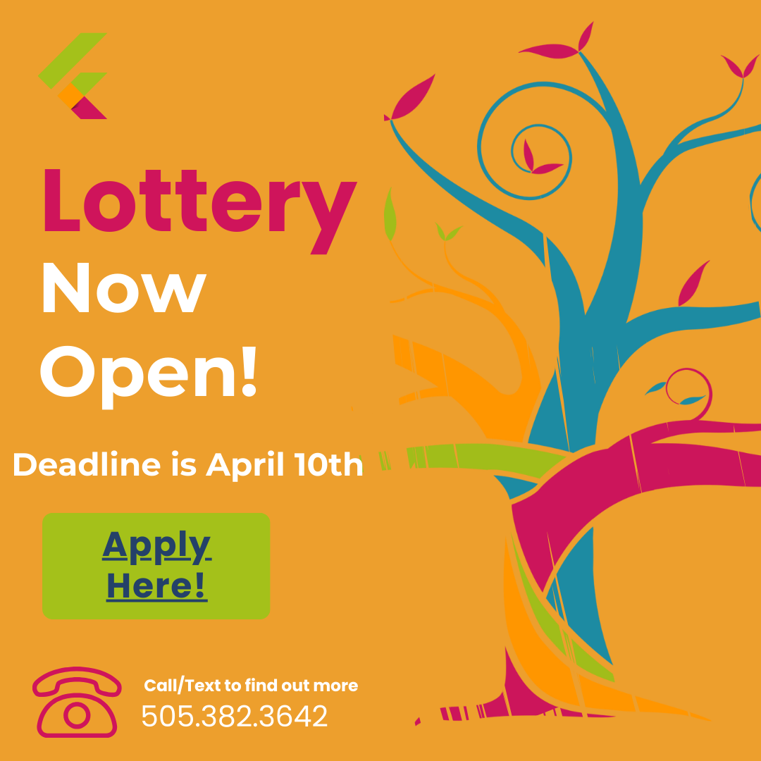 Lottery Now Open!  Deadline is April 10th Apply Here or call/text 505-382-3642 to find out more