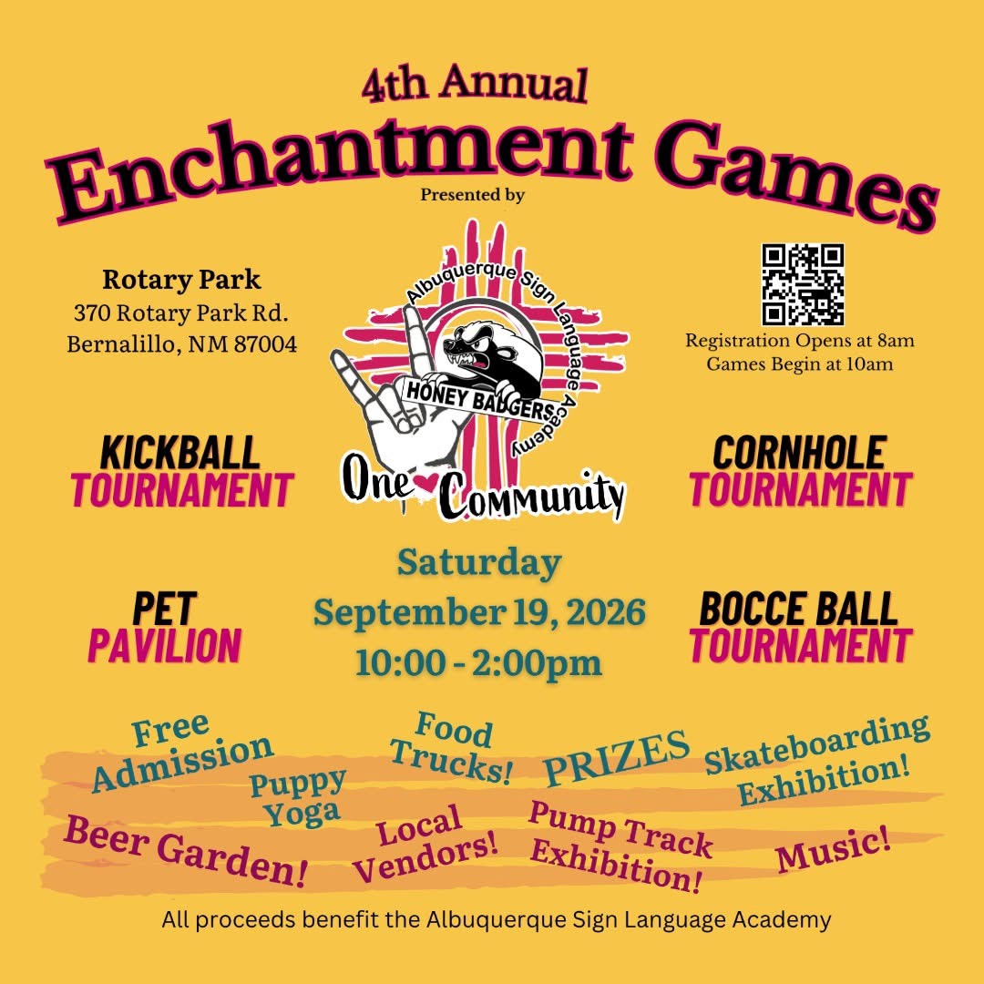Enchantment Games, Saturday September 19, 2026 10am-2pm